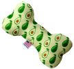 Avocado Paradise Canvas Bone Dog Toy