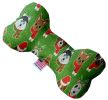 Christmas Dogs Canvas Bone Dog Toy