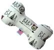 Baby Bear Canvas Bone Dog Toy