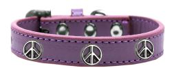 Peace Sign Widget Dog Collar