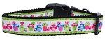 Easter Birdies Nylon Dog Collar (size: XL)