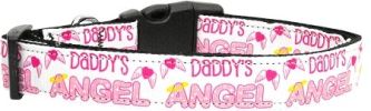 Daddy's Angel Nylon Dog Collar