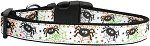 Itsy Bitsy Spiders Nylon Dog Collar (size: Sm)