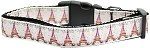 Eiffel Tower Nylon Dog Collar (size: XL)