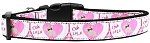 Oh La La Paris Nylon Dog Collar (size: XS)