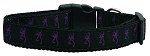 Purple Deer Nylon Dog Collar (size: XL)