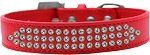 Three Row AB Crystal Dog Collar