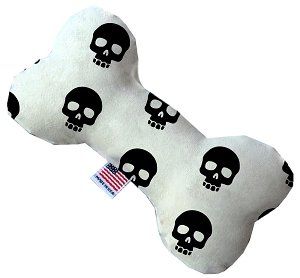 Skulls Canvas Bone Dog Toy (size: 8 Inch)