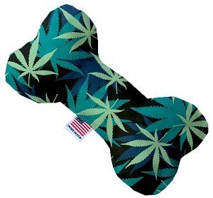 Mary Jane Blues Canvas Bone Dog Toy (size: 8 Inch)