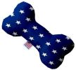 Blue Stars Canvas Bone Dog Toy