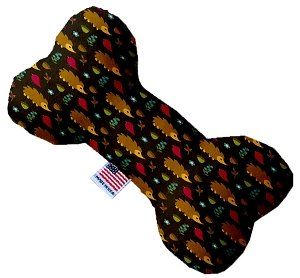 Hedgehogs Canvas Bone Dog Toy (size: 8 Inch)