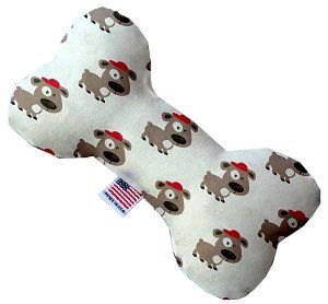Fresh Pup Canvas Bone Dog Toy (size: 8 Inch)