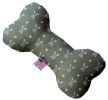 Gray Bunnies Canvas Bone Dog Toy