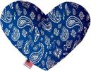 Blue Western Heart Dog Toy