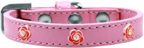 Red Rose Widget Dog Collar
