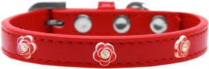 Red Rose Widget Dog Collar