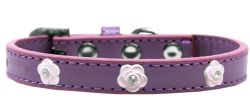 Light Pink Rose Widget Dog Collar