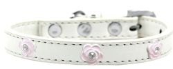 Light Pink Rose Widget Dog Collar