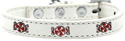 Peppermint Widget Dog Collar (size: White Size 20)