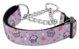 Cupcakes Nylon Ribbon Collar