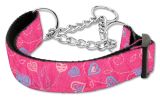 Crazy Hearts Nylon Collars
