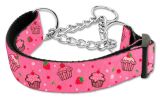 Cupcakes Nylon Ribbon Collar