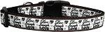 Live Laugh and Love Dog Collar (size: medium)