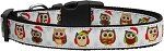 Snowy Owls Dog Collar (size: medium)