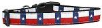 Texas Flag Nylon Dog Collar (size: Sm)