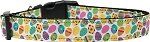 Confetti Eggs Nylon Dog Collar (size: Sm)
