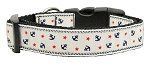 Anchors Nylon Ribbon Collar (size: White Large)