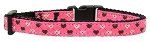 Argyle Hearts Nylon Ribbon Collar