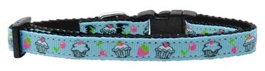Cupcakes Nylon Ribbon Collar