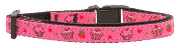 Cupcakes Nylon Ribbon Collar