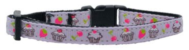 Cupcakes Nylon Ribbon Collar