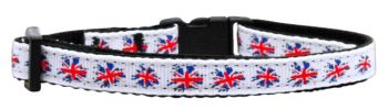 Graffiti Union Jack(UK Flag) Nylon Ribbon Collar