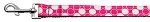 Diagonal Dots Nylon Collar (size: Bright Pink 1 wide 4ft Lsh)