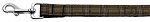 Plaid Nylon Collar (size: Brown 1 wide 6ft Lsh)