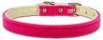 Velvet 3/8" Plain Collar (size: Pink 12)