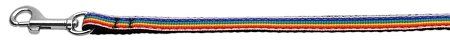 Rainbow Striped Nylon Collars