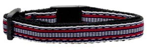 Preppy Stripes Nylon Ribbon Collars