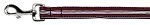 Preppy Stripes Nylon Ribbon Collars (size: Red/White 1 wide 4ft Lsh)