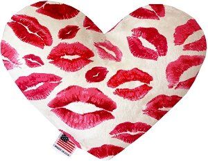 Smooches Canvas Heart Dog Toy (size: 8 Inch)