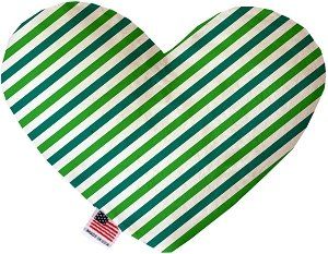 Lucky Stripes Canvas Heart Dog Toy (size: 8 Inch)