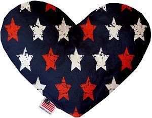 Graffiti Stars Canvas Heart Dog Toy (size: 8 Inch)