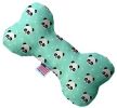 Happy Pandas Canvas Bone Dog Toy