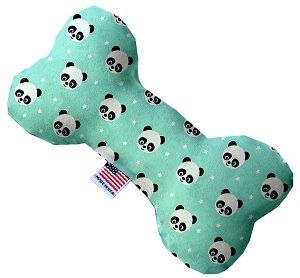 Happy Pandas Canvas Bone Dog Toy (size: 6 Inch)