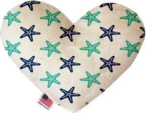 Starfish Canvas Heart Dog Toy (size: 8 Inch)