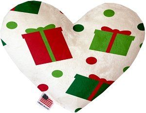 All the Presents! Canvas Heart Dog Toy (size: 8 Inch)