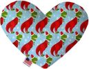Christmas T-rex Canvas Heart Dog Toy